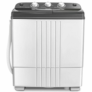 Costway 20lb Automatic Electric Small Mini Portable Compact Washing Machine laundry washer for small spaces.