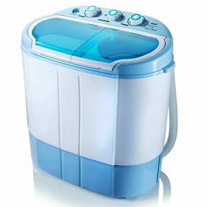 Pyle Mini Portable Washing Machine & Spin Dry 7.7 lbs capacity Compact Landry Washer for Clothes.