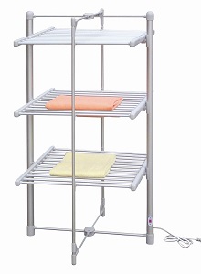VonHaus Heated Clothes Drying Rack, Foldable 3 Tier Indoor Electric Laundry Airer.