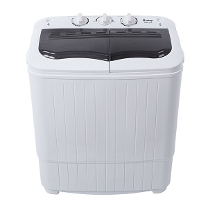 ZOKOP Small Portable Clothes Washer with Spin, Portable Washing Machine and spin dryer.